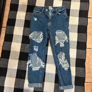 BDG Ripped Blue Boyfriend Jeans